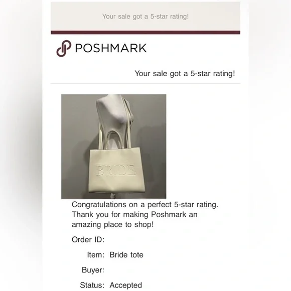 NWT Bride white bridal vacation honeymoon tote bag - Picture 12 of 12